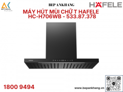 Máy hút mùi gắn tường chữ T Hafele - HC-H706WB - 533.87.378 - 700mm